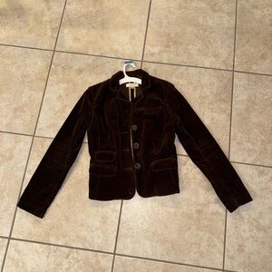 Paul & Joe Vintage OG Rich Brown Corduroy Blazer Jacket